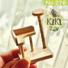 ミニチュア　ドールハウス　キャットトイ　キャットタワー　猫　木製