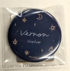 SEVENTEEN CAFE2021 PAJAMA PARTY VERNON 缶バッジ NAME