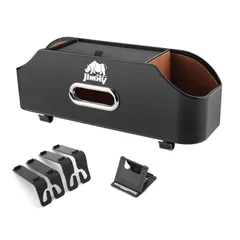 新品　ジムニー ティッシュホルダースズキ jimnyに適し車の背もたれ収納ボックスは、多機能の吊り下げ式収納スタンドです。ティッシュ、携帯電話、飲み物などを収納するために最適なスタンドです。汚れに強く、簡単に清掃できます 車 PC+超耐久レザー素材を使用し、2