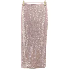 Rotate ロテート スパンコールデザイン スカート  ピンク UK4