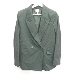 ◇ H&M エイチアンドエム シンプル 無地 カジュアル 長袖 ジャケット サイズEUR S ブラック レディース E  【1405140020090】