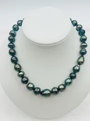 美品 黒蝶パール バロック ネックレス 12mm SV留め具 Z046 a5b1d962fda149c7ed5eb07519603a