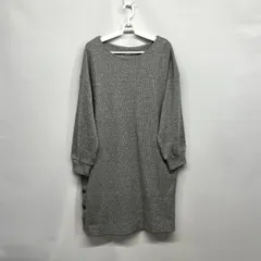 レディース ワンピース グレー ニット 3L 大きいサイズ カジュアル☆CTR-262☆
