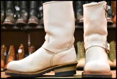 武田真治愛用 ビームス別注 レッドウィング 8275 ホワイトエンジニアブーツ 武田真治愛用 ビームス別注 レッドウィング 8275 ホワイト