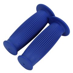 【人気商品】nakira バイク グリップ 原付 ハンドル 樽型 22.2mm 左右セット ラバーF型