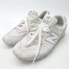 ◇ Θ New Balance ニューバランス クラシック系 ローカットスニーカーシューズ サイズ25 ホワイト系 レディース E  【1507160031954】