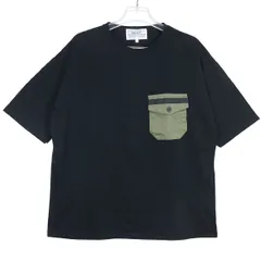 PEEL&LIFT ピールアンドリフト POCKET TEE PL21-CS005 ポケット Tシャツ ブラック ポケT ショートスリーブ カットソー 半袖 サイズL augzのサムネイル