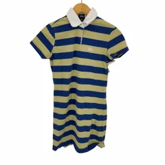 ステューシー Stussy 90S MADE IN USA ボーダーポロワンピース レディース import：S のサムネイル