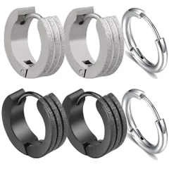 【人気】GOKEI フープピアス リングピアス シンプル 316Lサージカルステンレス 金属アレルギー対応 男女兼用 リング フープ ピアス メンズ レディース