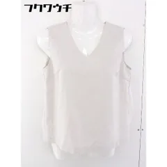 ◇ SENSE OF PLACE by URBAN RESEARCH ノースリーブ ブラウス カットソー サイズF ベージュ レディース  【中古】 【1109140013822】