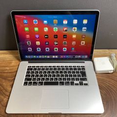 ［新品バッテリー］Apple MacBook Pro 15inch 2013/Core i7 2GHz/8GB/SSD256GB/Windows11/Office 2021/461