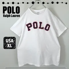 POLO Ralph Lauren ラルフローレン★POLO アーチロゴワッペン★クルーネックTシャツ★USAメンズXL　2308A111