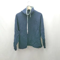 ◇ ⊇ H.A.K ハク ハイネック 長袖 トレーナー サイズ表記なし ネイビー レディース E  【1503310001839】