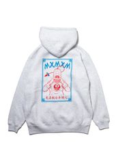 キン肉マン x MxMxM “ラーメンマンチーズ” ZIP HOODIE　グレー　Ｌサイズ