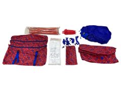 X-girl (X-girl) Portable Tent, Logo, 2-Person, Outdoor, R-226, Red/Blue/036