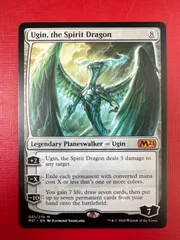 MTG　精霊龍、ウギン foil　1枚（在庫3枚あり） 英)精霊龍、ウギン / Ugin, the Spirit Dragon【SLP】 Secret