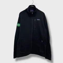 ☆patagonia☆パタゴニア☆ベターセータージャケット☆フリースジャケット☆企業ロゴ☆ブラック☆M☆F25M