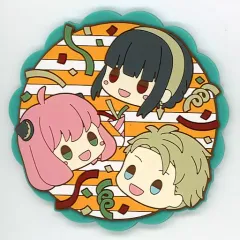 【中古】マグカップ・湯のみ ロイド＆アーニャ＆ヨル/クラッカー ラバーコースター ラバーコレクション 「一番くじ SPY×FAMILY -Extra Mission-」 F賞