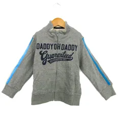 ダディオダディ ブルゾン ジャケット アウター スウェット キッズ 男の子用 110サイズ グレー Daddy Oh Daddy 【中古】