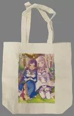 【中古】雑貨 [単品] メルティ・プリスティス＆エミリア 描き下ろしトートバッグ 「PS4/Switchソフト Re：ゼロから始める異世界生活 偽りの王選候補　楽天ブックス限定セット」 同梱特典