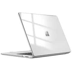Fintie for Microsoft Surface Laptop 5 2022 / Laptop 4 2021 / Laptop 3 2019 ケース 保護ケース メタルキーボード搭載 13.5インチ PC 薄型 軽量 耐衝撃性 傷防止 排熱口設計 透明