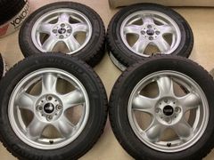MINI用スタッドレスセット！ミシュラン X-ICE SNOW 175/65R15 未使用スタッドレスタイヤ付◆MINI純正 15インチ 5.5J +45 4/100◆R55 R56 R57 R58 R59 ミニ MINI
