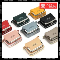 がま口財布 コインケース付きカードケース ファスナー ジャバラカードウォレット レディース おしゃれ 持ち手付き カード入れ 小銭入れ ウォレット 財布 軽量 ミニ財布 カードポケット がま口 ラウンドファスナー開閉 大きく開く 探しやすい LyXN699