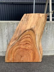 センダン 栴檀 一枚板 55cm 板材 木材 [596]
