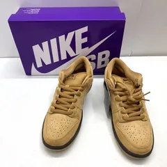 03w14831【タグ/箱付き美品】  Nike SB Dunk Low Pro Wheat ナイキ SB ダンク ロー プロ ウィート 27.0cm メンズ  スニーカー  BQ6817-204
