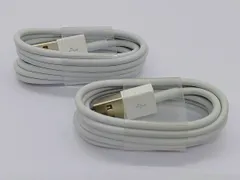 ライトニングケーブル　充電器　iPhone　１m２本　Lightning - USBケーブル　新品