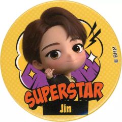 [중고] 배지·핀즈 진(BTS/방탄 소년단) Butter 캔 배지 [TinyTAN]
