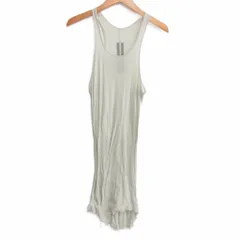 リックオウエンス Rick Owens 19SS Babel rib tank OYSTERリブタンク タンクトップ バベル期 RU19S2150-MR カットソー オイスター グレー Sのサムネイル