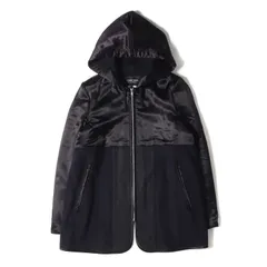COMME des GARCONS コムデギャルソン コート サイズ:M 19AW 多素材 切替 ジップ フーディー コート DD-C006 アウター ジャケット フーデッド パーカー HOMME DEUX オムドゥ ブラック ネイビー グレー 日本製のサムネイル