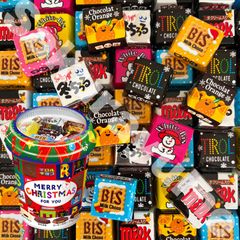 【在庫処分】 チロルチョコ クリスマスカップ 6種34個入