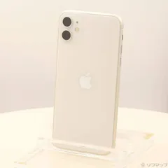 〔中古品〕 iPhone11 64GB ホワイト MHDC3J／A SIMフリー【352】
