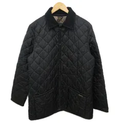 ラベンハム LAVENHAM キルティングジャケット コート ブルゾン 中綿 40 黒 ブラック ■MET2のサムネイル