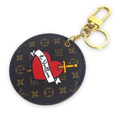 [louis vuitton　ルイヴィトン] モノグラム　ポルトクレ　LVストーリーズ　M63761　FJ0178　キーケース　キーホルダー　チャーム