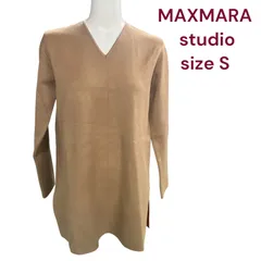 美品　マックスマーラ　MAXMARA studio  シンプルVネック　ニット　セーター　S    M4L186のサムネイル