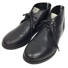 Salvatore Ferragamo フェラガモ チャッカブーツ 5 1/2 24cm相当 レザー ブラック 黒 男女兼用 ユニセックス aq11652