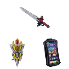 【中古】食玩 プラモデル 全3種セット 「ミニプラ 王様戦隊キングオージャー なりきりシリーズ キングオージャーごっこ」