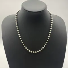 値下げ不可　BWL 希少　ペンダント5.5mmラージボールチェーン約49.5cm BWLBill Wall Leather ビルウォールレザーBALL CHAIN