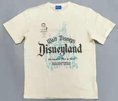 【中古】Tシャツ ウォルト・ディズニー・カンパニー創立100周年 Tシャツ クリーム Lサイズ 「ディズニー100」 東京ディズニーリゾート限定