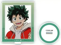 【中古】アクリルスタンド・アクリルパネル 緑谷出久(バストアップ) 「僕のヒーローアカデミア×RED° TOKYO TOWER 描き下ろし 記念撮影ver. トレーディングアクリルスタンド」