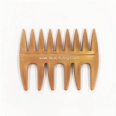 櫛 メンズ メッシュコーム 男性 粗め 日本製 ポマード バーバースタイル向け Vess コーム (ゴールド) ベス AC-400