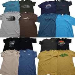 古着卸 まとめ売り アウトドアブランドMIX 半袖Tシャツ 16枚セット (メンズ S /M ) パタゴニア ノースフェイス 中古古着 NA6935