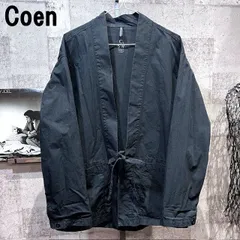 c.sw coen アスレチックキモノ シャツ L ブラック コーエン 和服 着物 ユナイテッドアローズ 羽織り 作務衣のサムネイル
