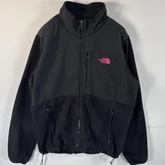 古着 ザ・ノースフェイス THE NORTH FACE フルジップフリースジャケット デナリ ワンポイントロゴ ポーラテック XL  ブラック レディース