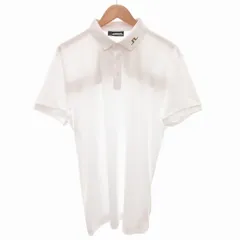 ジェイリンドバーグ J.LINDEBERG 24年モデル ゴルフシャツ ポロシャツ ロゴ 半袖 L 白 ホワイト /FF