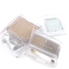 セザンヌ アイシャドウ アイブロウ等 コスメ 3点セット まとめて レディース CEZANNE 【中古】