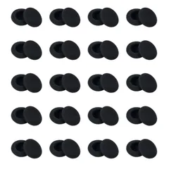 イヤホン用スポンジカバー  丸型イヤーフック式イヤーピースカバー   ノイズキャンセリングイヤホンカバー   防塵イヤホンスポンジ   イヤーピース保護カバー   フラットヘッドイヤホンスポンジパッド   イヤーパッド交換用  18mm  20ペア